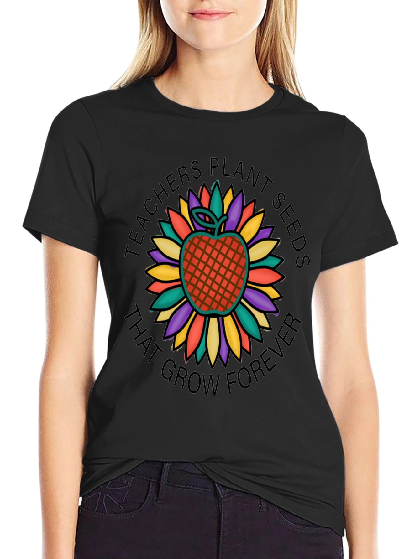 Teachers Plant Seeds Graphic T-Shirt