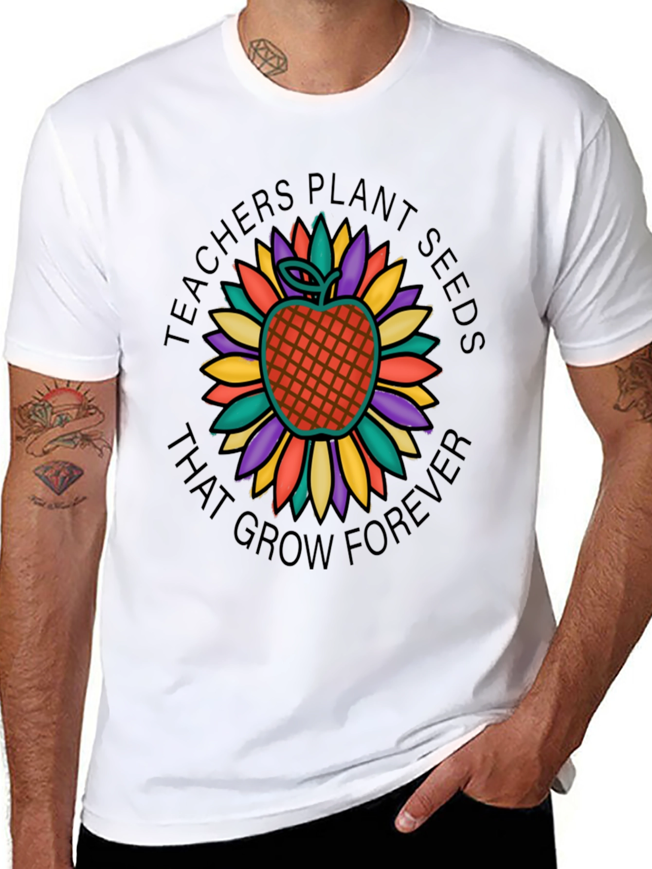 Teachers Plant Seeds Graphic T-Shirt