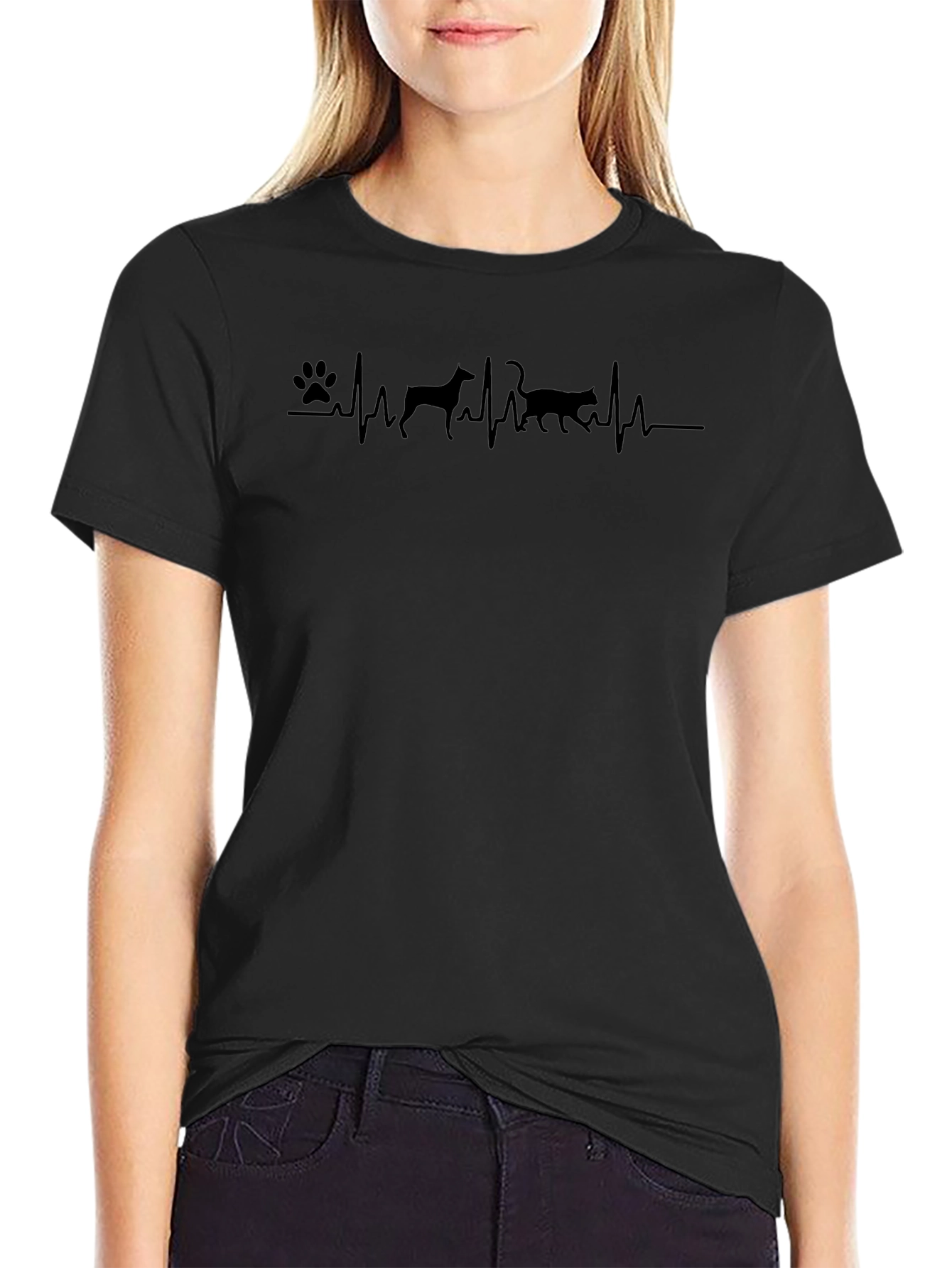 Pet Heartbeat Graphic Tee
