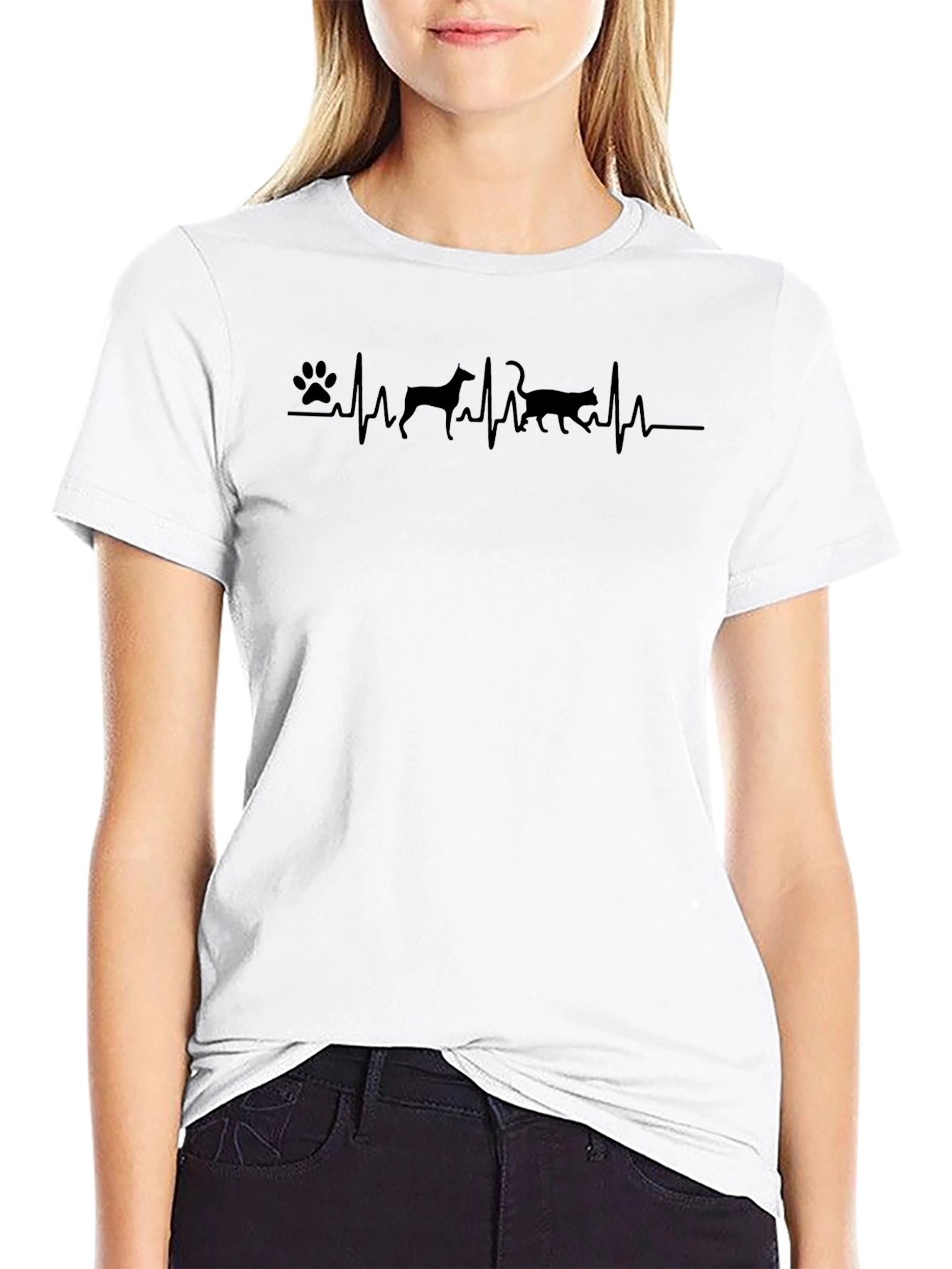 Pet Heartbeat Graphic Tee