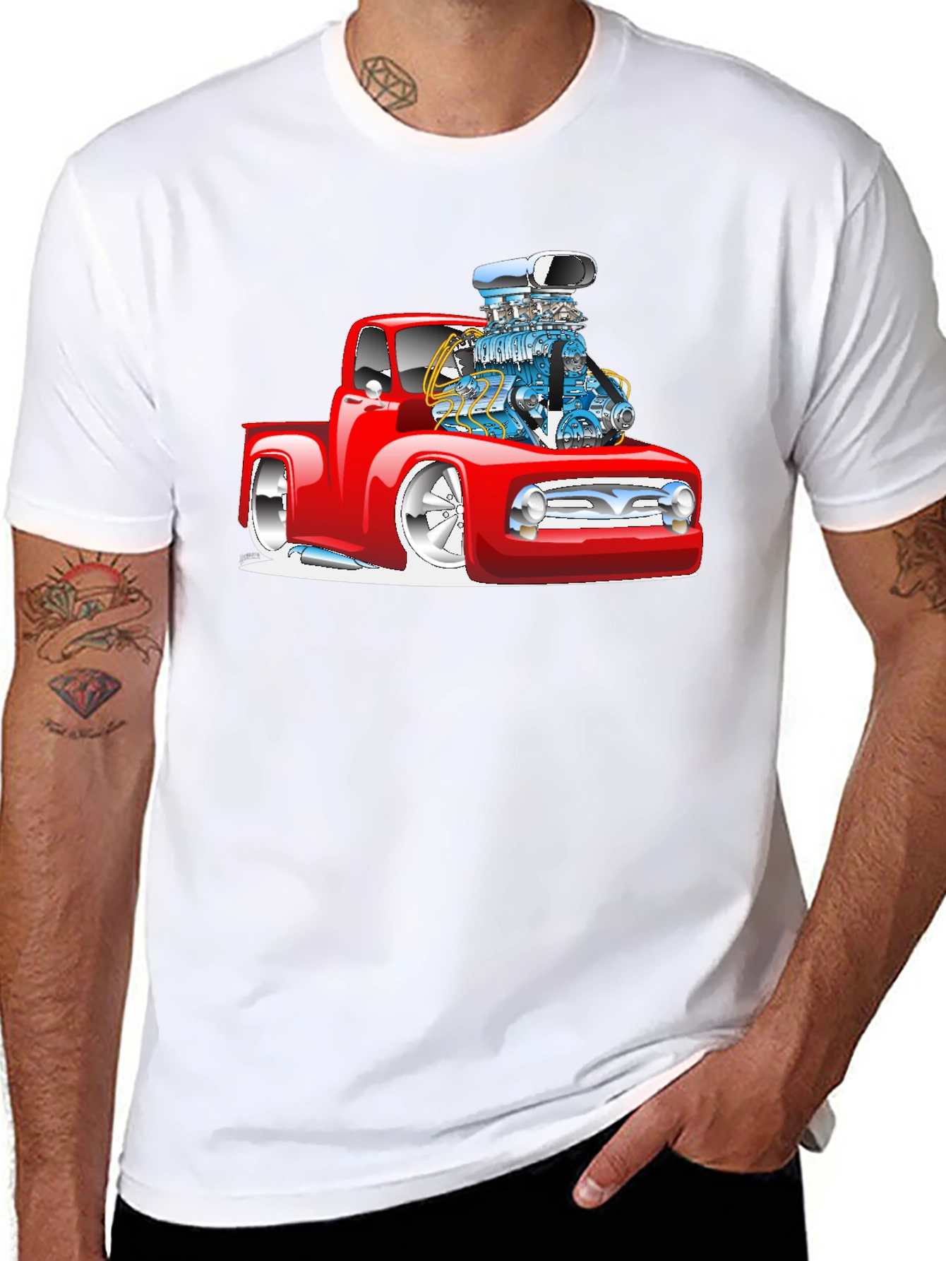 Custom Hot Rod Truck Graphic Tee