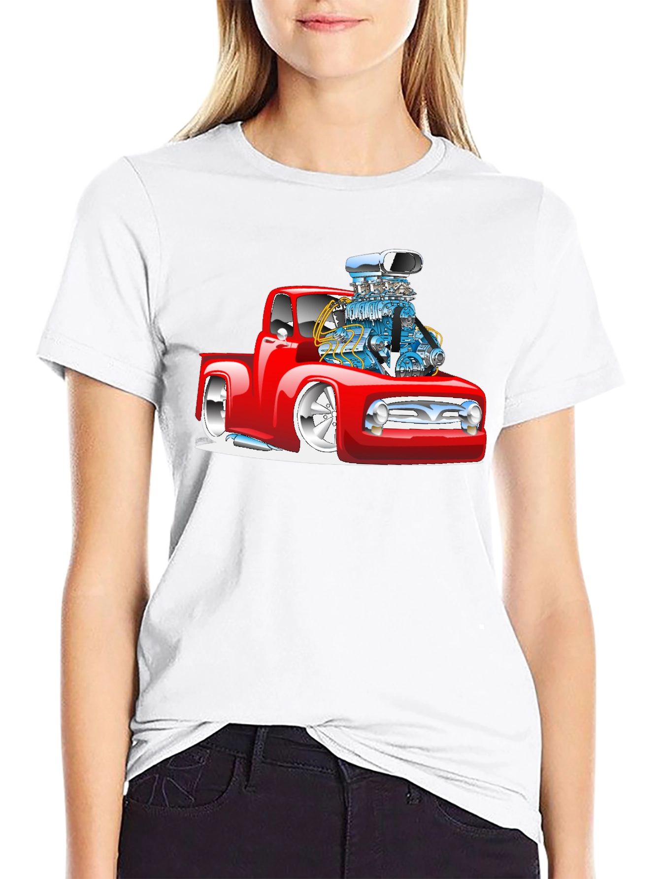 Custom Hot Rod Truck Graphic Tee