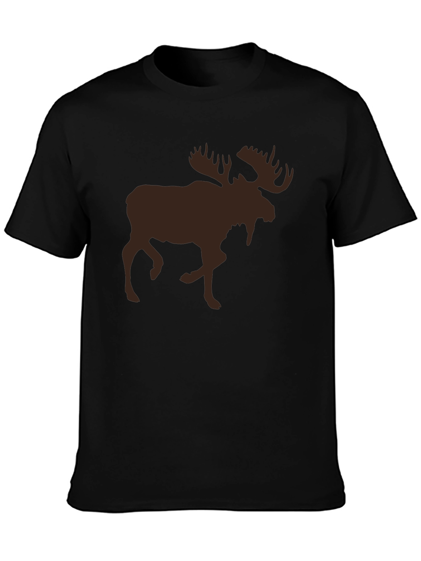 Moose Graphic T-Shirt - Black Tee