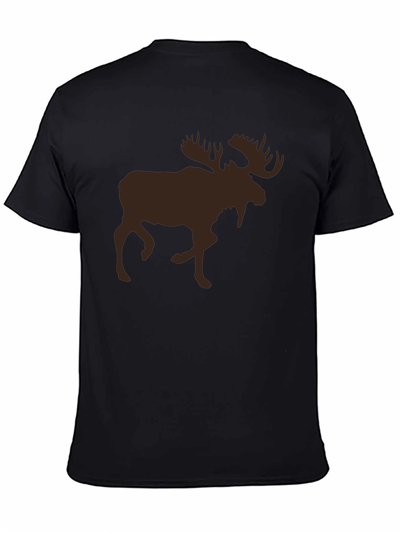 Moose Graphic T-Shirt - Black Tee