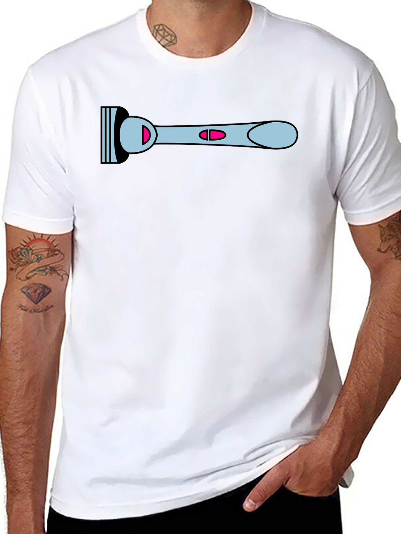 Funny Pregnancy Test T-Shirt - Positive Result Tee