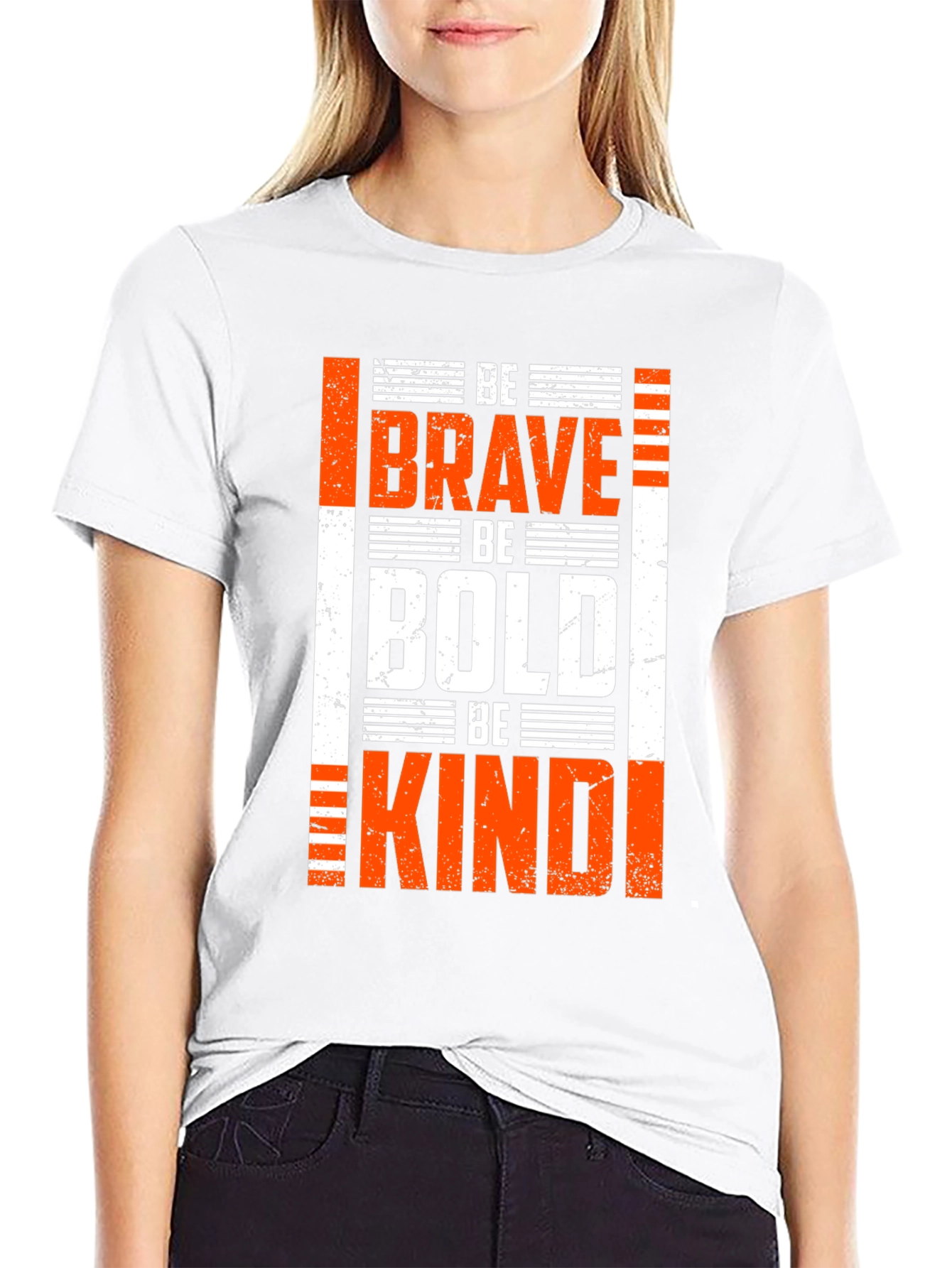 Be Brave Be Bold T-Shirt - Inspirational Graphic Tee