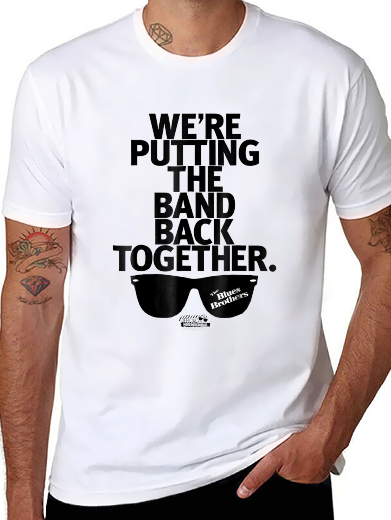Blues Brothers T-Shirt: Were Putting The Band Back Together