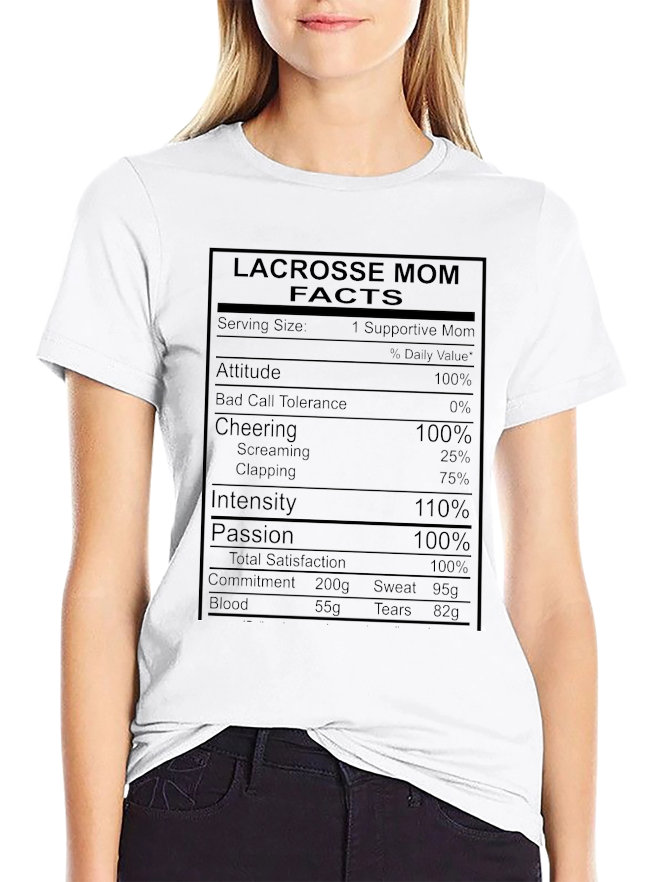 Lacrosse Mom Facts T-Shirt