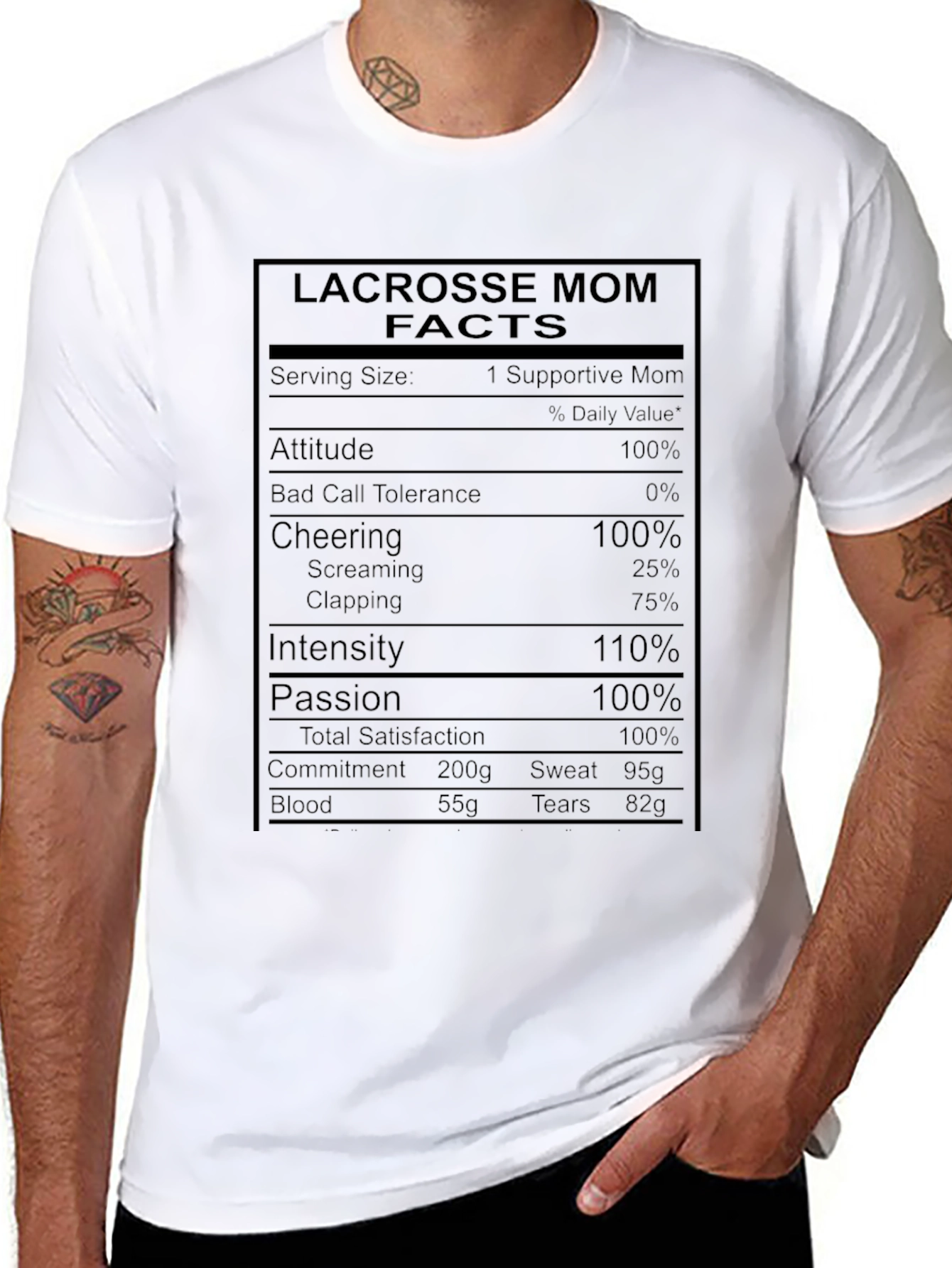 Lacrosse Mom Facts T-Shirt