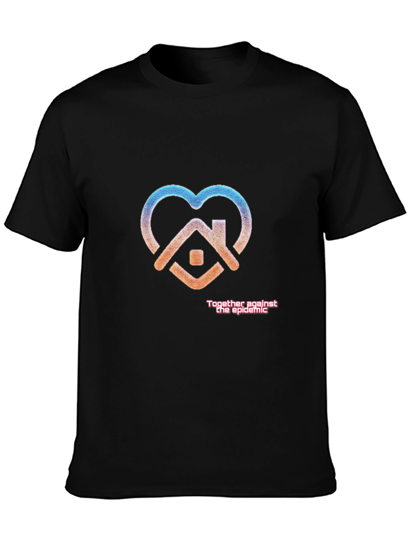 Together Against Epidemic Black T-Shirt