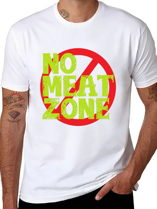 No Meat Zone Graphic T-Shirt - Vegan Lifestyle