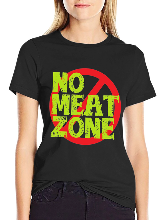 No Meat Zone Graphic T-Shirt - Vegan Lifestyle