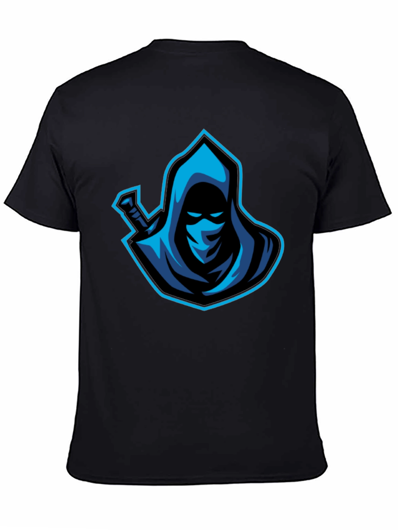 Mystic Warrior Graphic Tee - Blue Ninja Design
