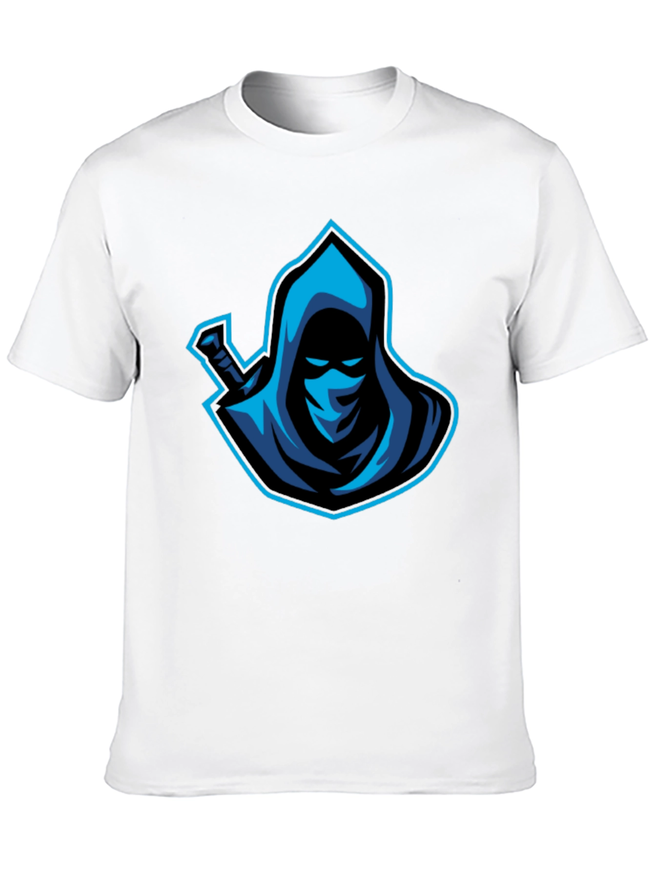 Mystic Warrior Graphic Tee - Blue Ninja Design