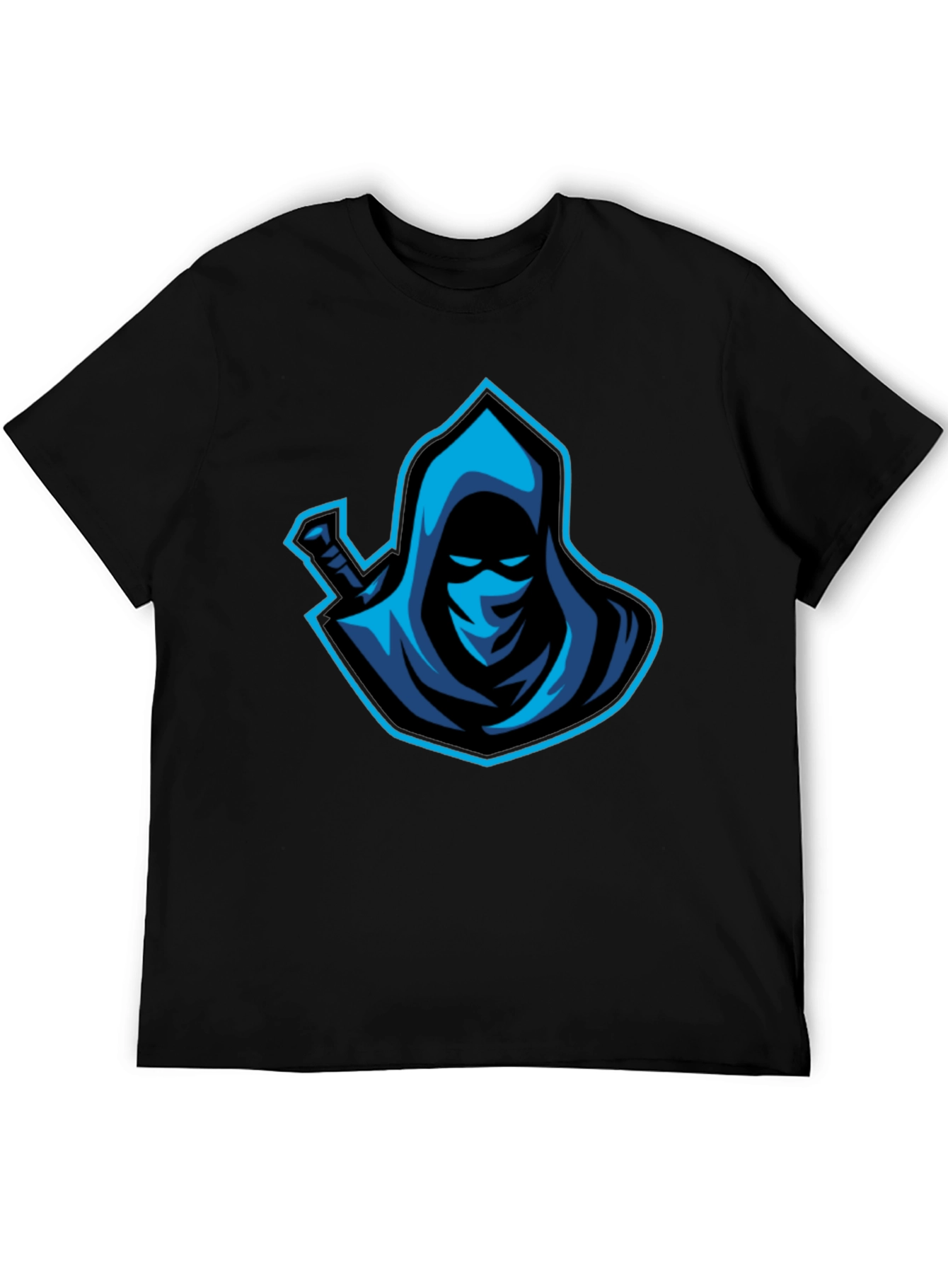 Mystic Warrior Graphic Tee - Blue Ninja Design