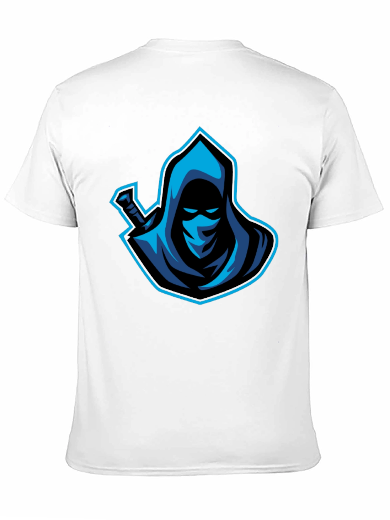 Mystic Warrior Graphic Tee - Blue Ninja Design
