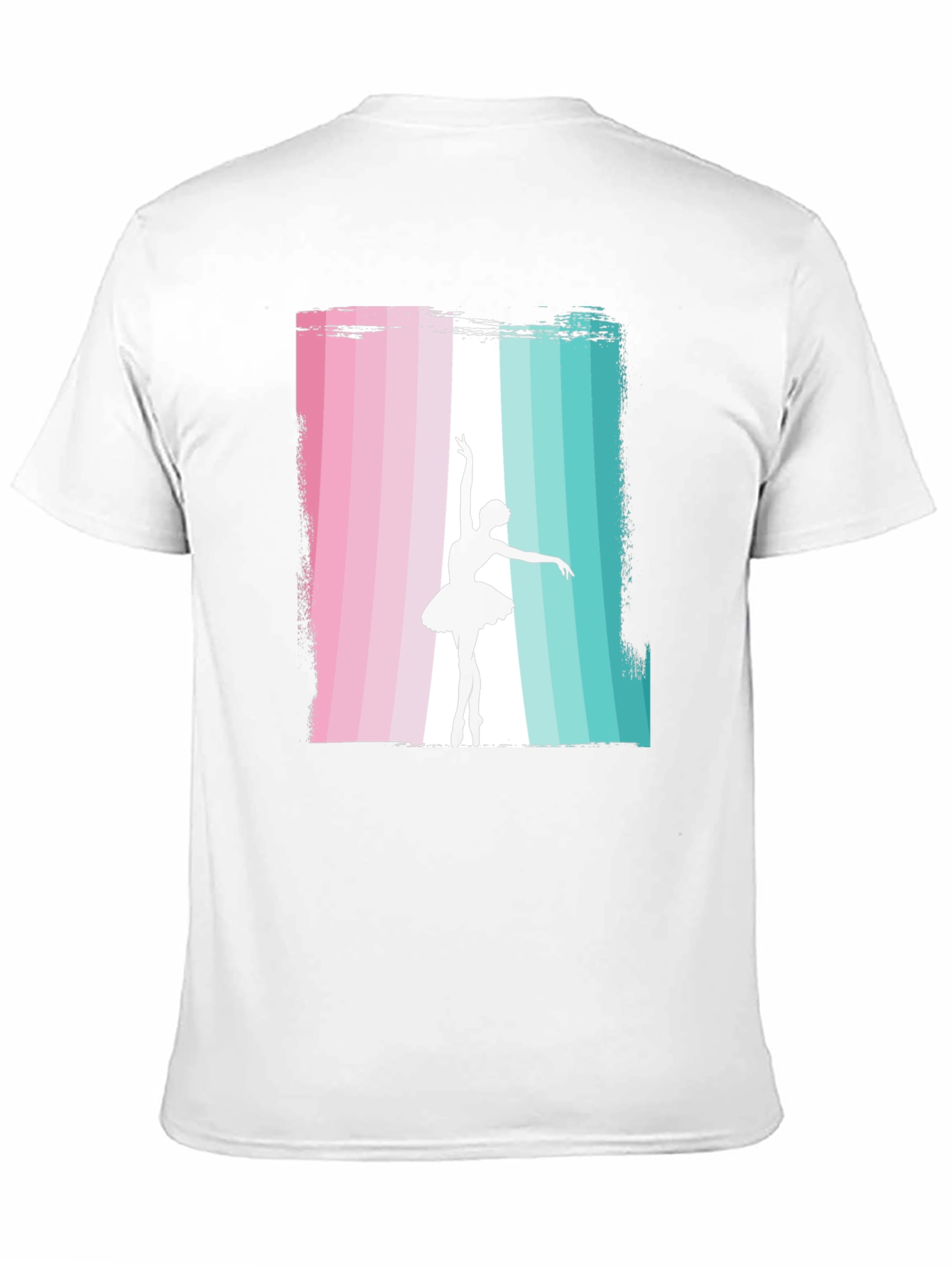 Ballerina Silhouette Graphic Tee - Stylish Dance Shirt