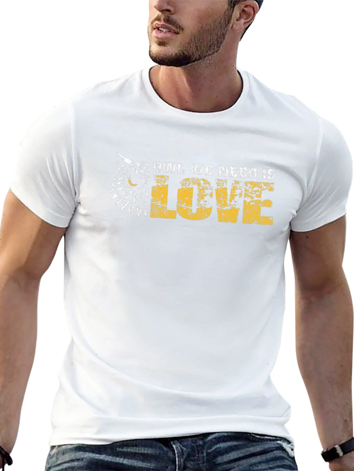 Owl We Need Is Love Graphic T-Shirt