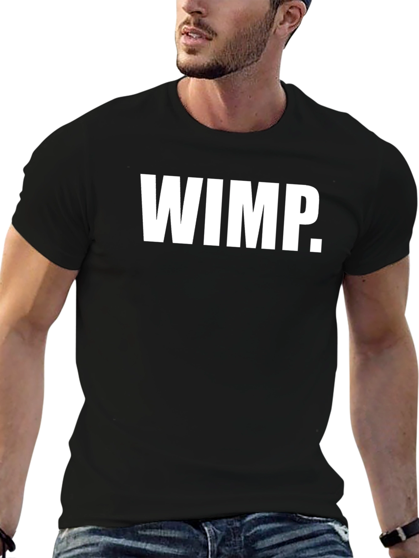 WIMP Statement Tee - Bold Black T-Shirt