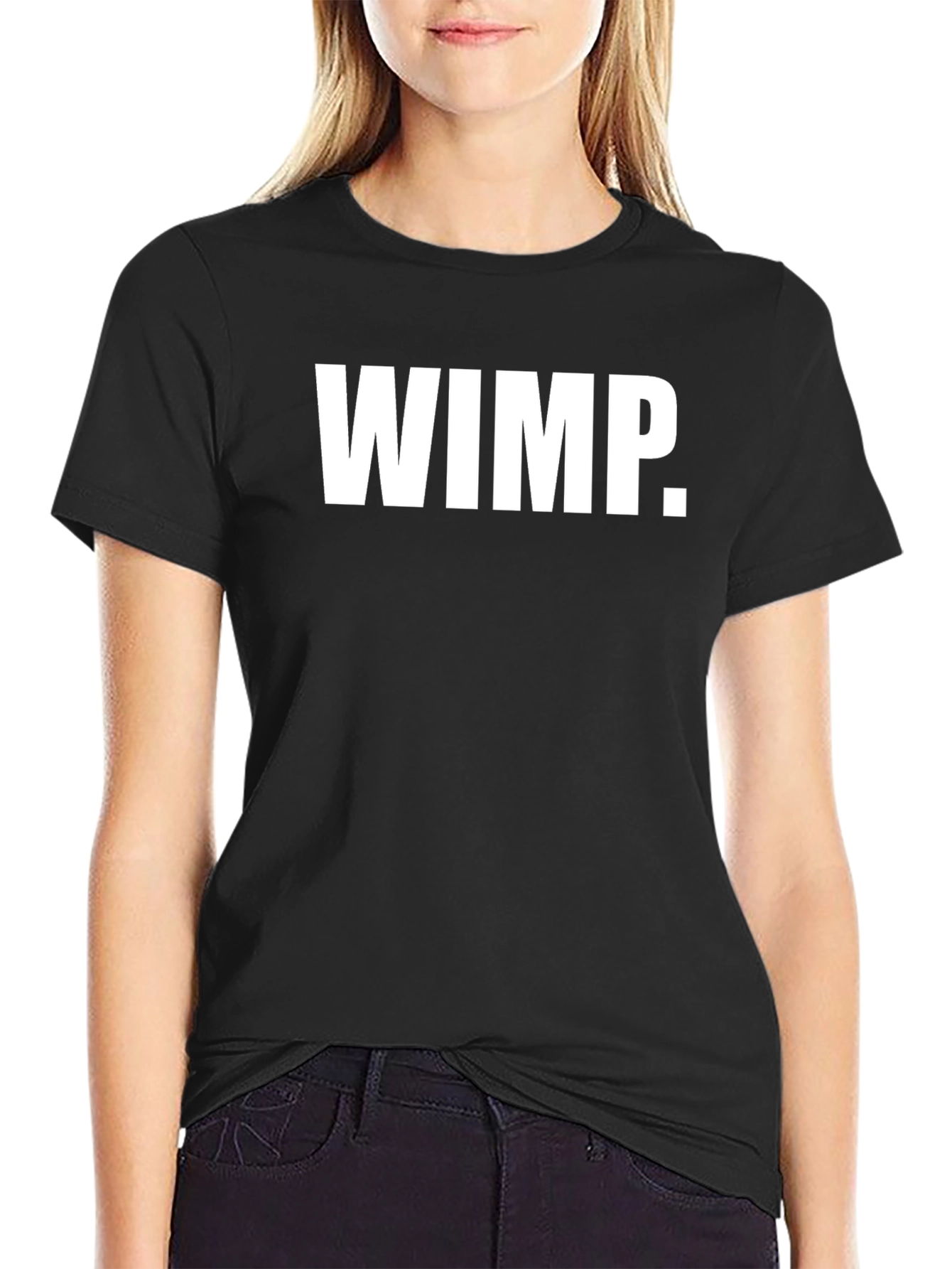 WIMP Statement Tee - Bold Black T-Shirt