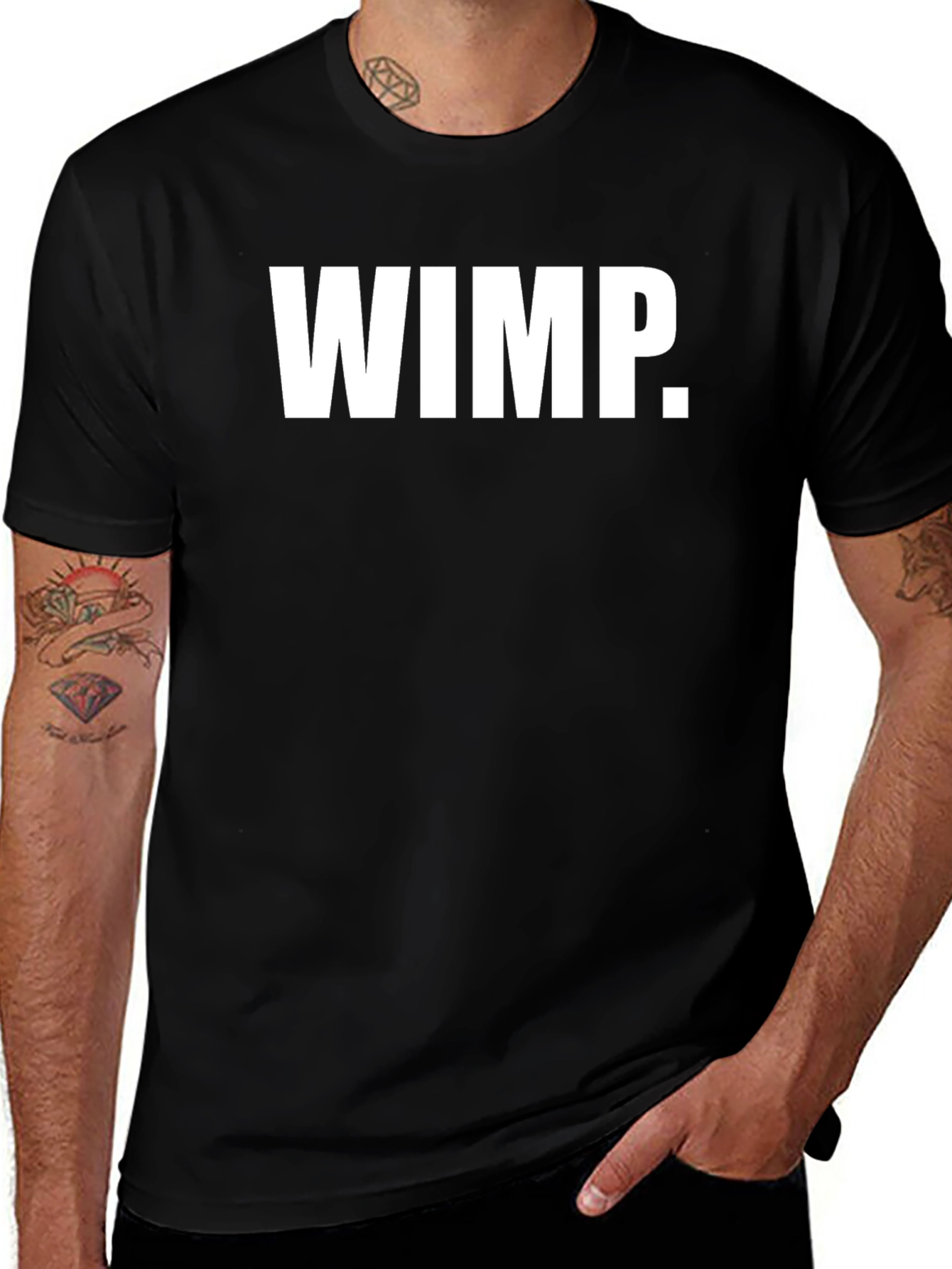 WIMP Statement Tee - Bold Black T-Shirt