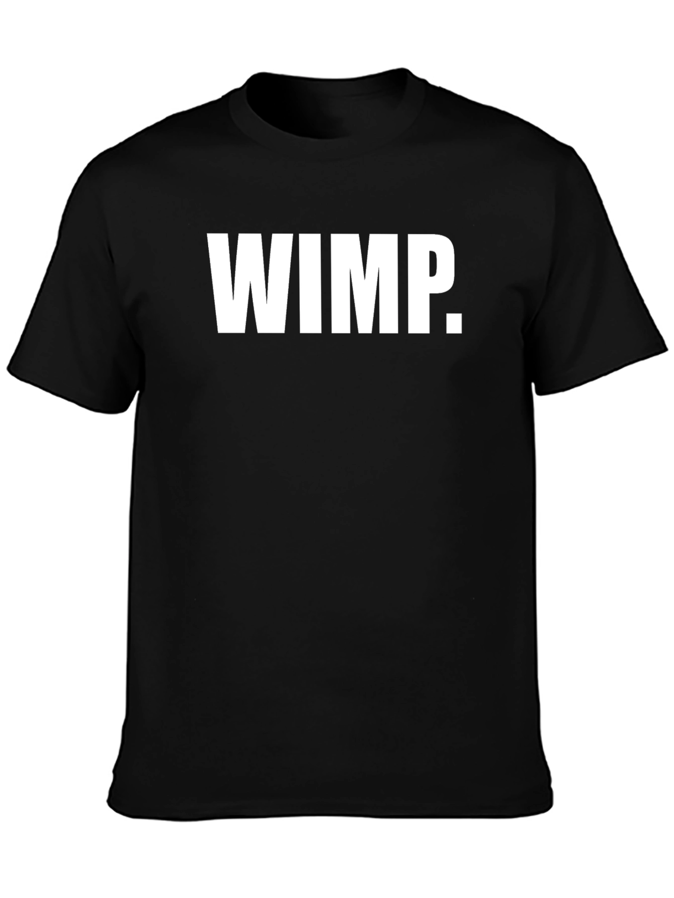 WIMP Statement Tee - Bold Black T-Shirt