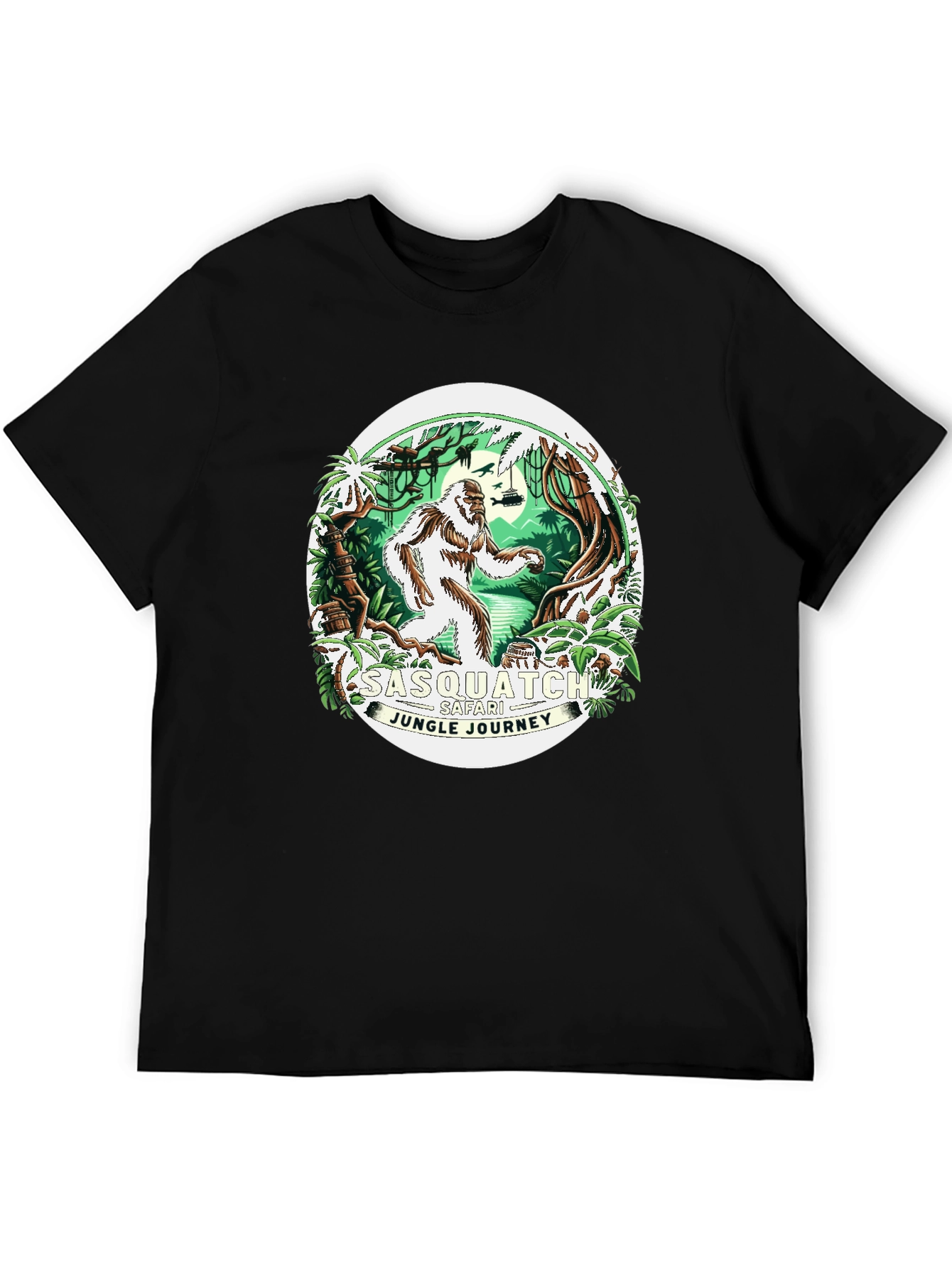 Sasquatch Safari Jungle Journey T-Shirt
