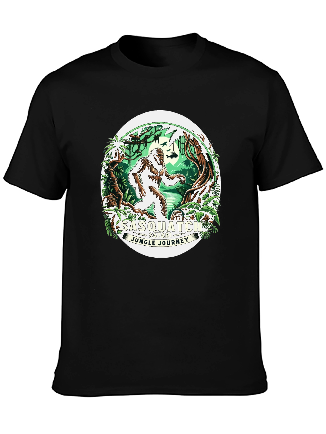 Sasquatch Safari Jungle Journey T-Shirt