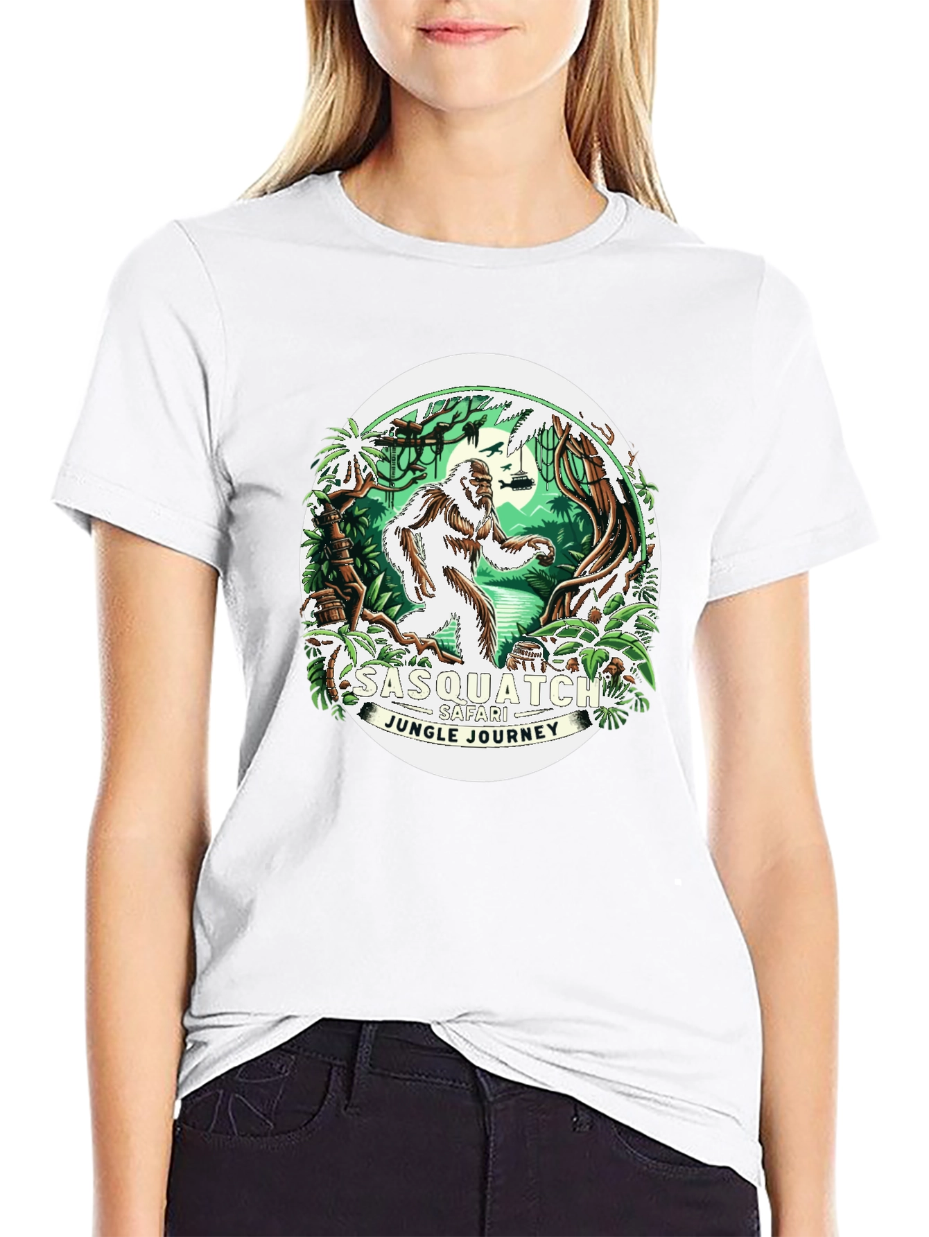 Sasquatch Safari Jungle Journey T-Shirt