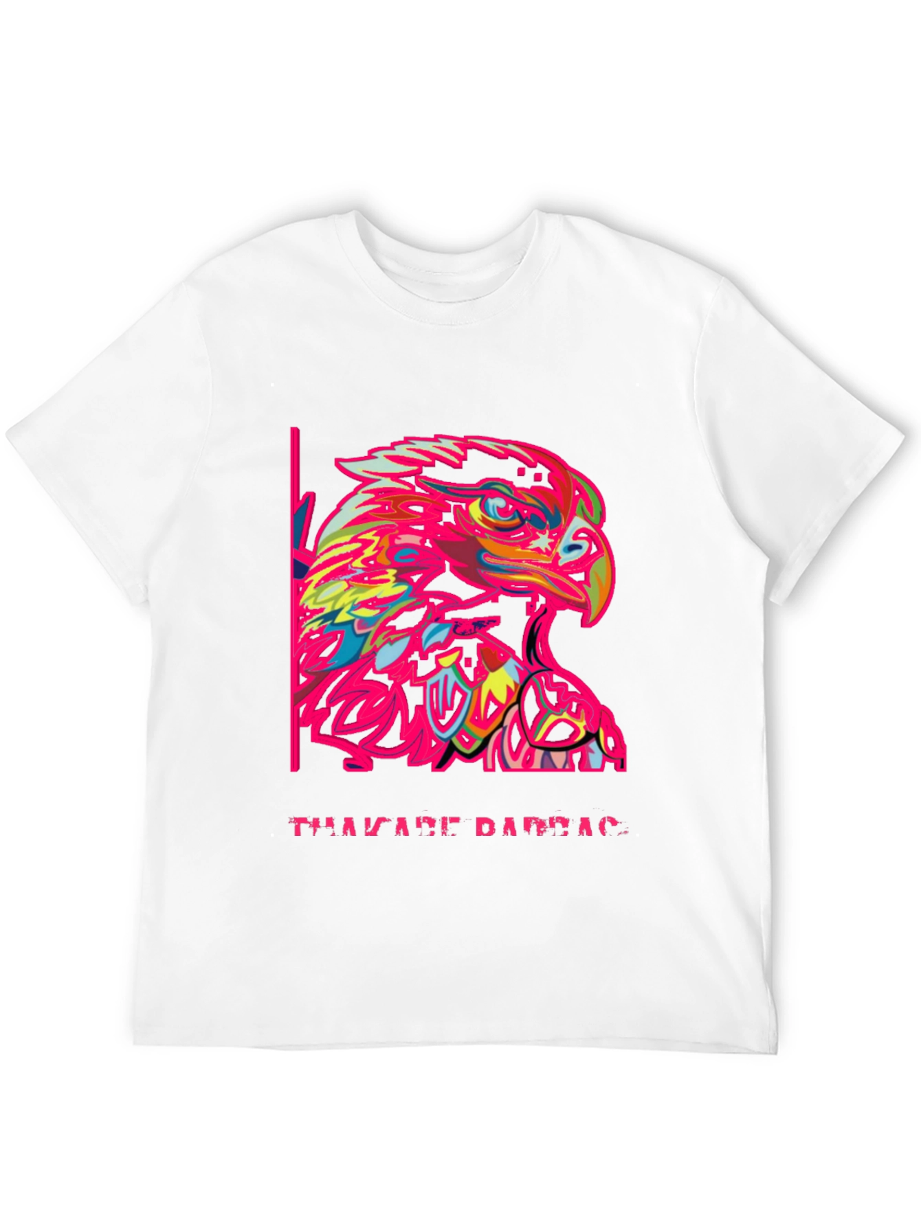 Bold Eagle Graphic Tee - Mens Black T-Shirt