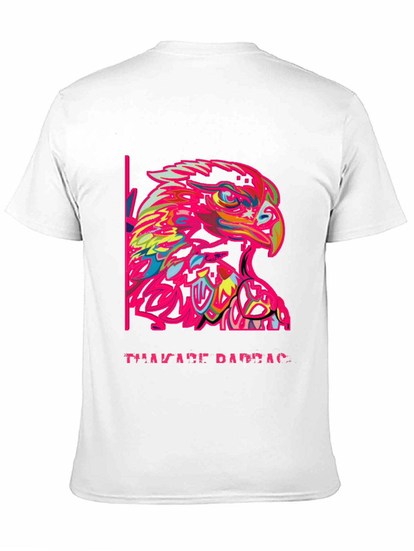 Bold Eagle Graphic Tee - Mens Black T-Shirt
