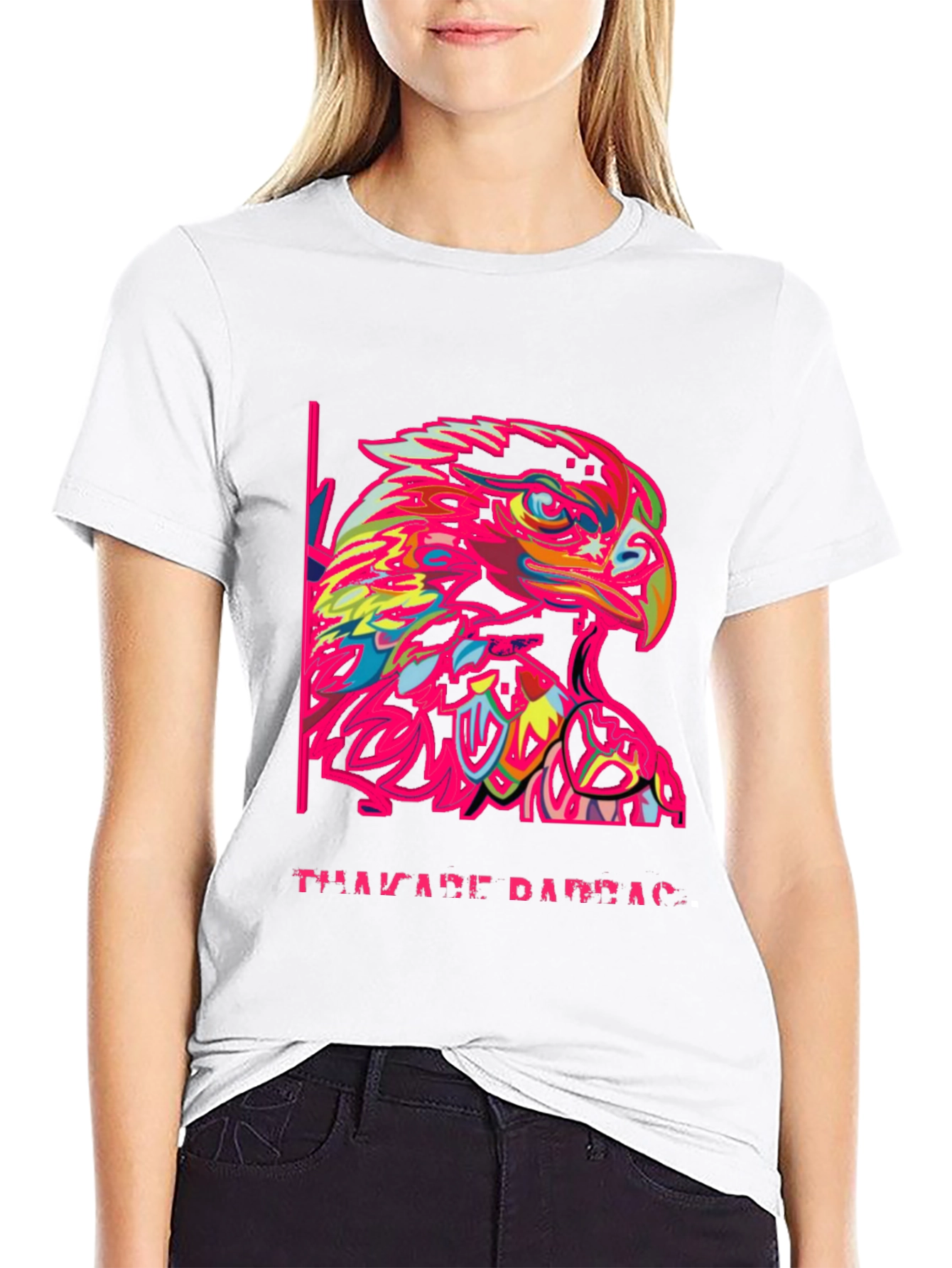Bold Eagle Graphic Tee - Mens Black T-Shirt