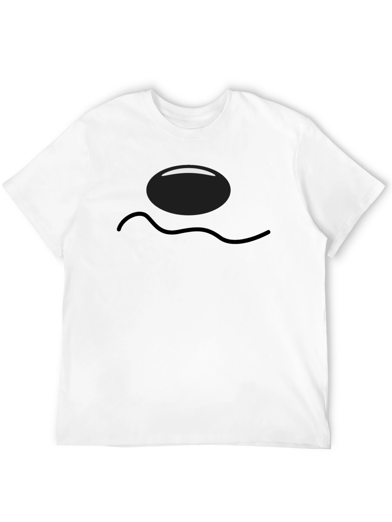 Funny Fried Egg Black Graphic Tee