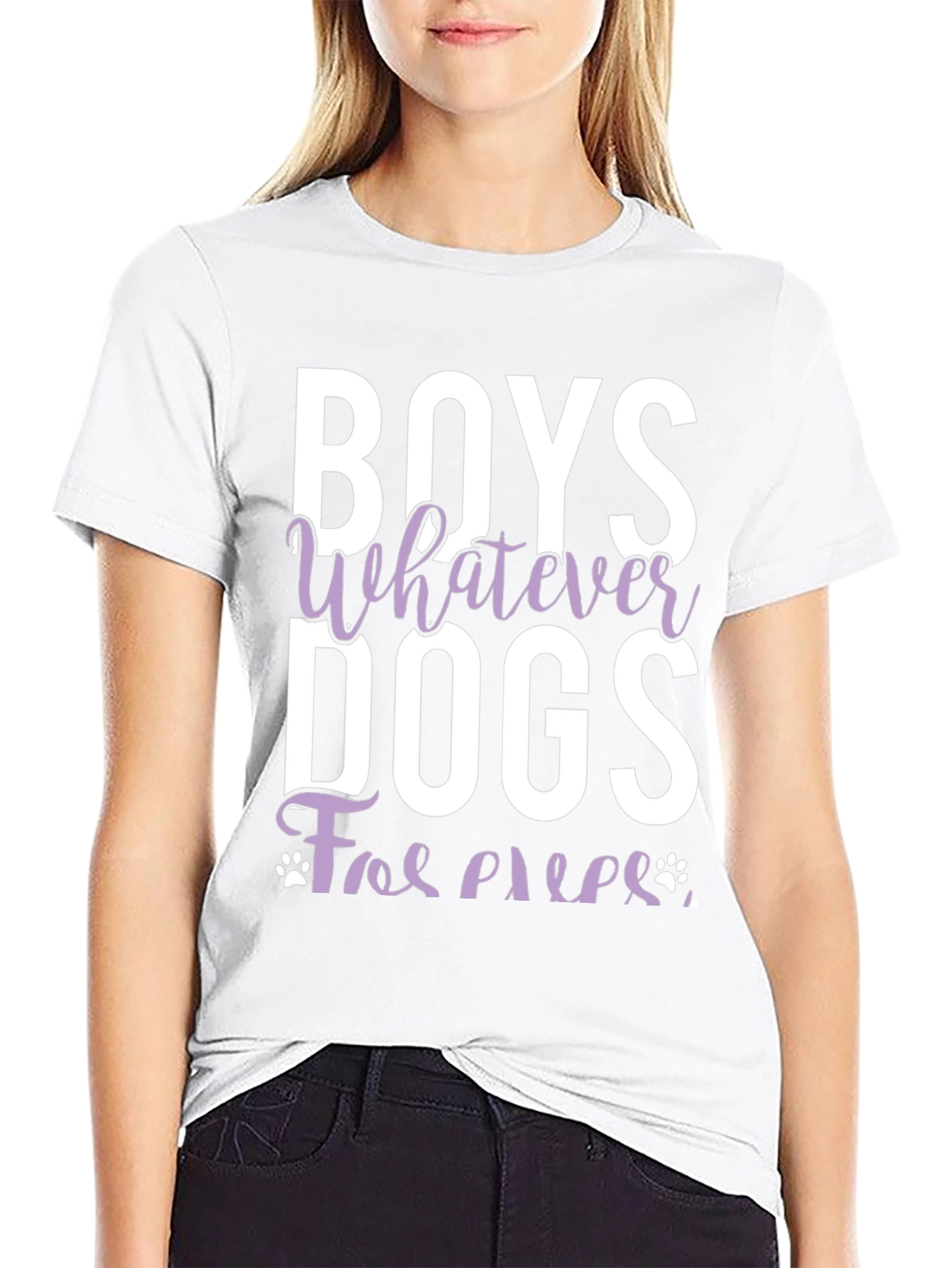 Boys Whatever Dogs Forever T-Shirt