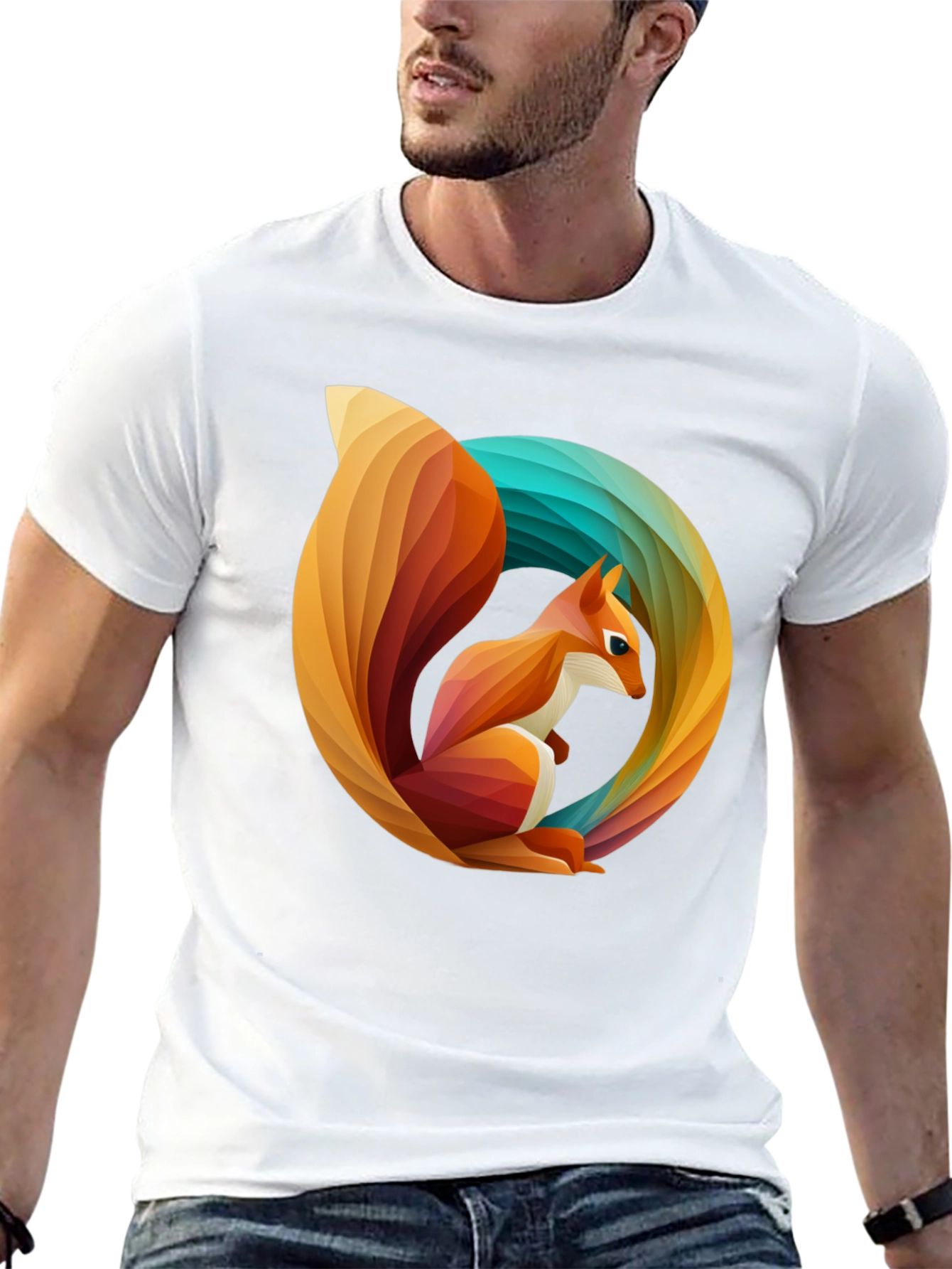 Squirrel Spectrum Graphic Tee