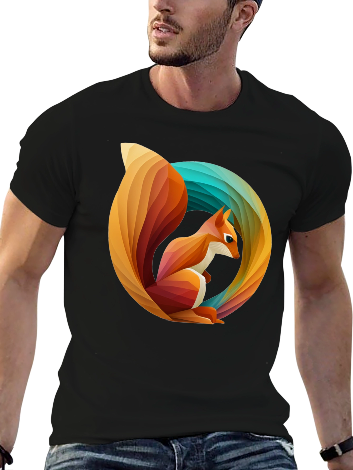 Squirrel Spectrum Graphic Tee