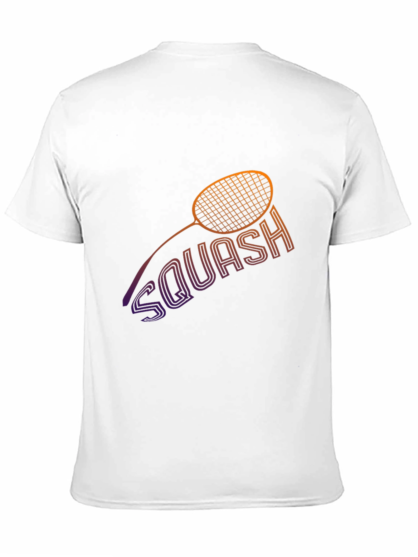 Squash Racket Graphic Tee - Sporty Style