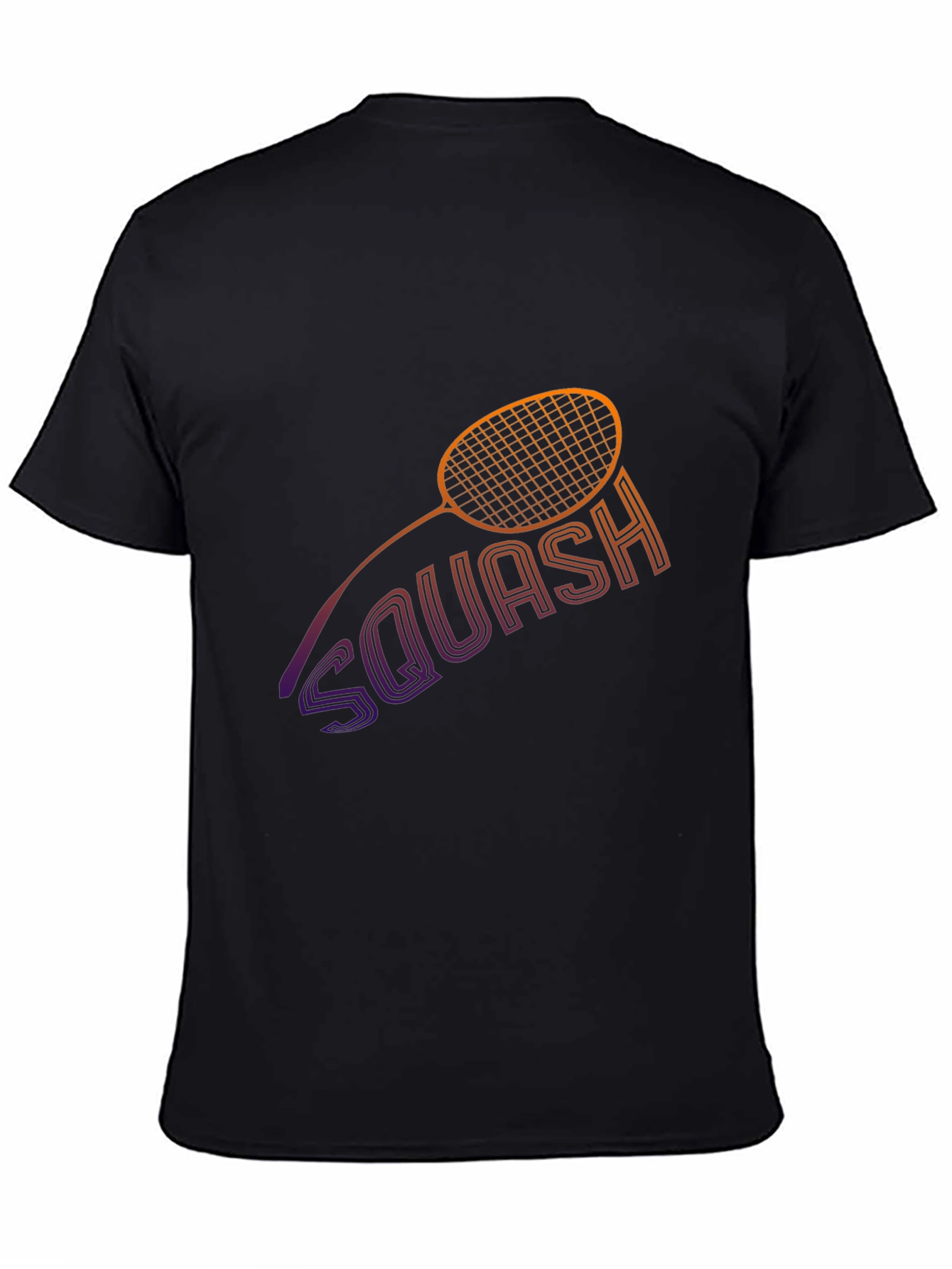 Squash Racket Graphic Tee - Sporty Style