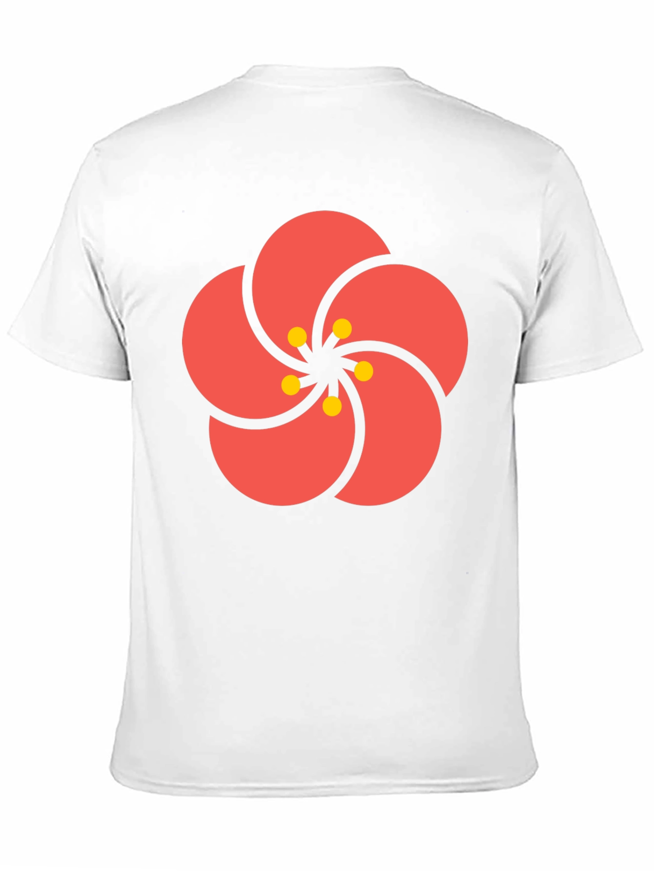 Stylish Black Tee with Floral Print