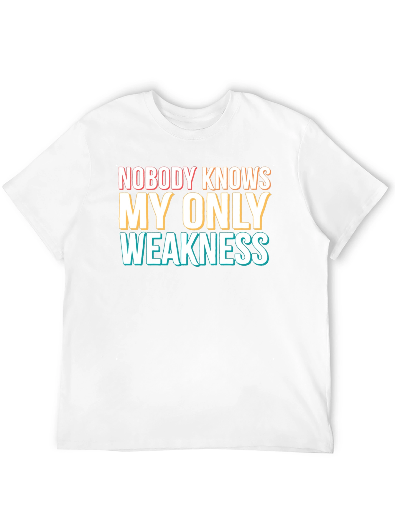 Humorous My Only Weakness Graphic T-Shirt