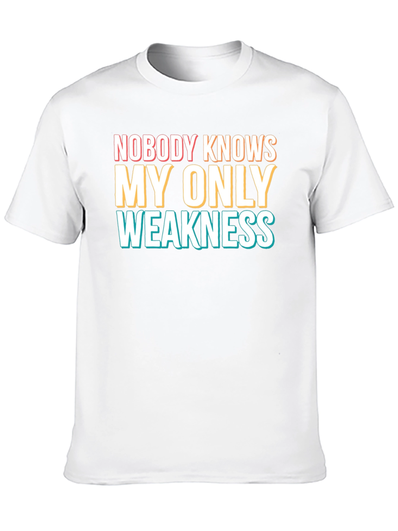 Humorous My Only Weakness Graphic T-Shirt