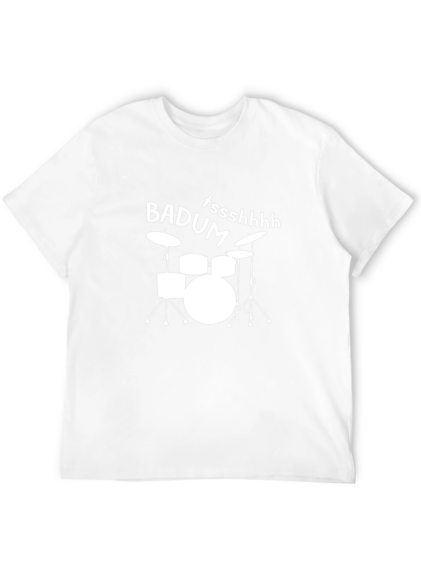 Drum Kit T-Shirt: Badum Tssshhhh Graphic Tee