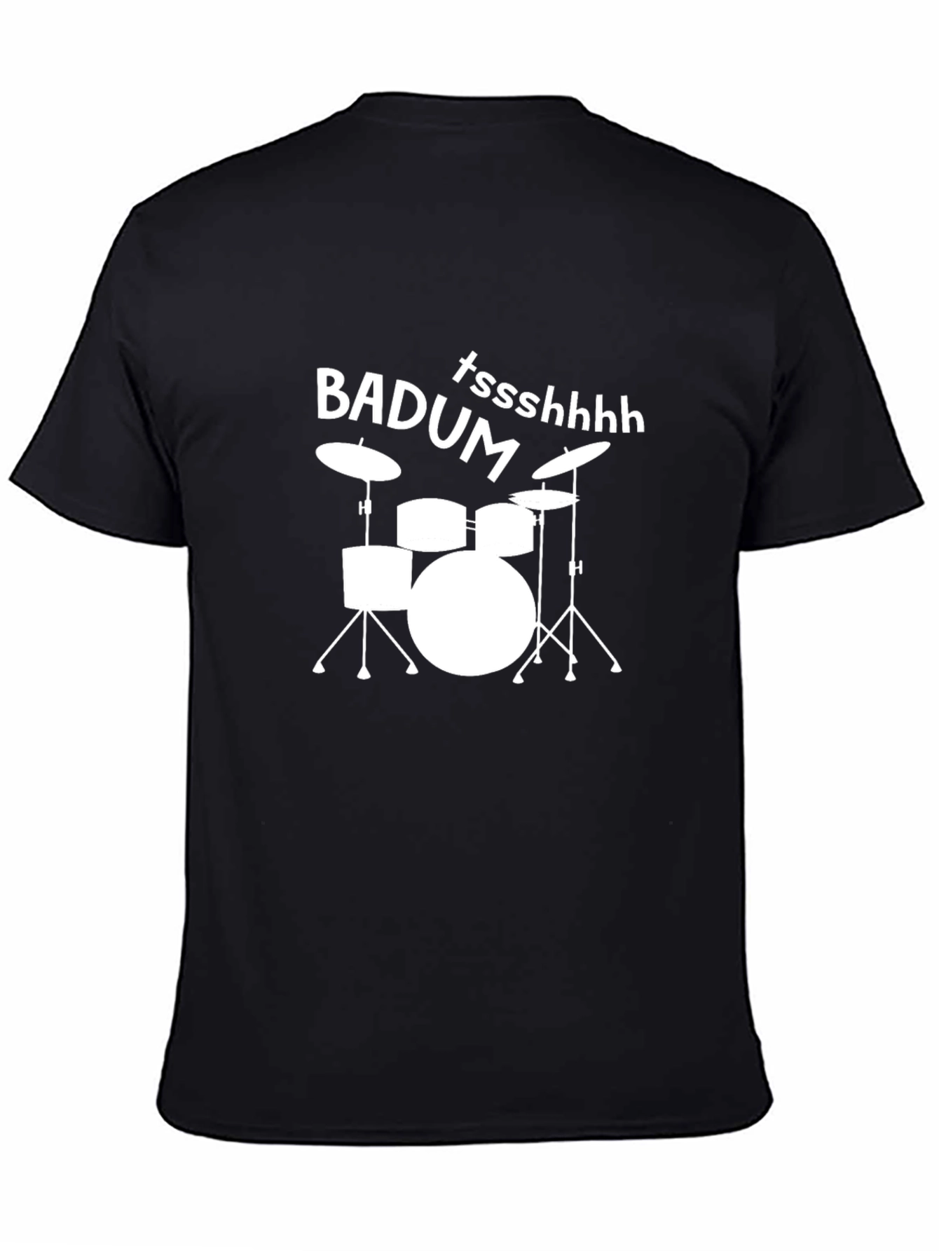 Drum Kit T-Shirt: Badum Tssshhhh Graphic Tee