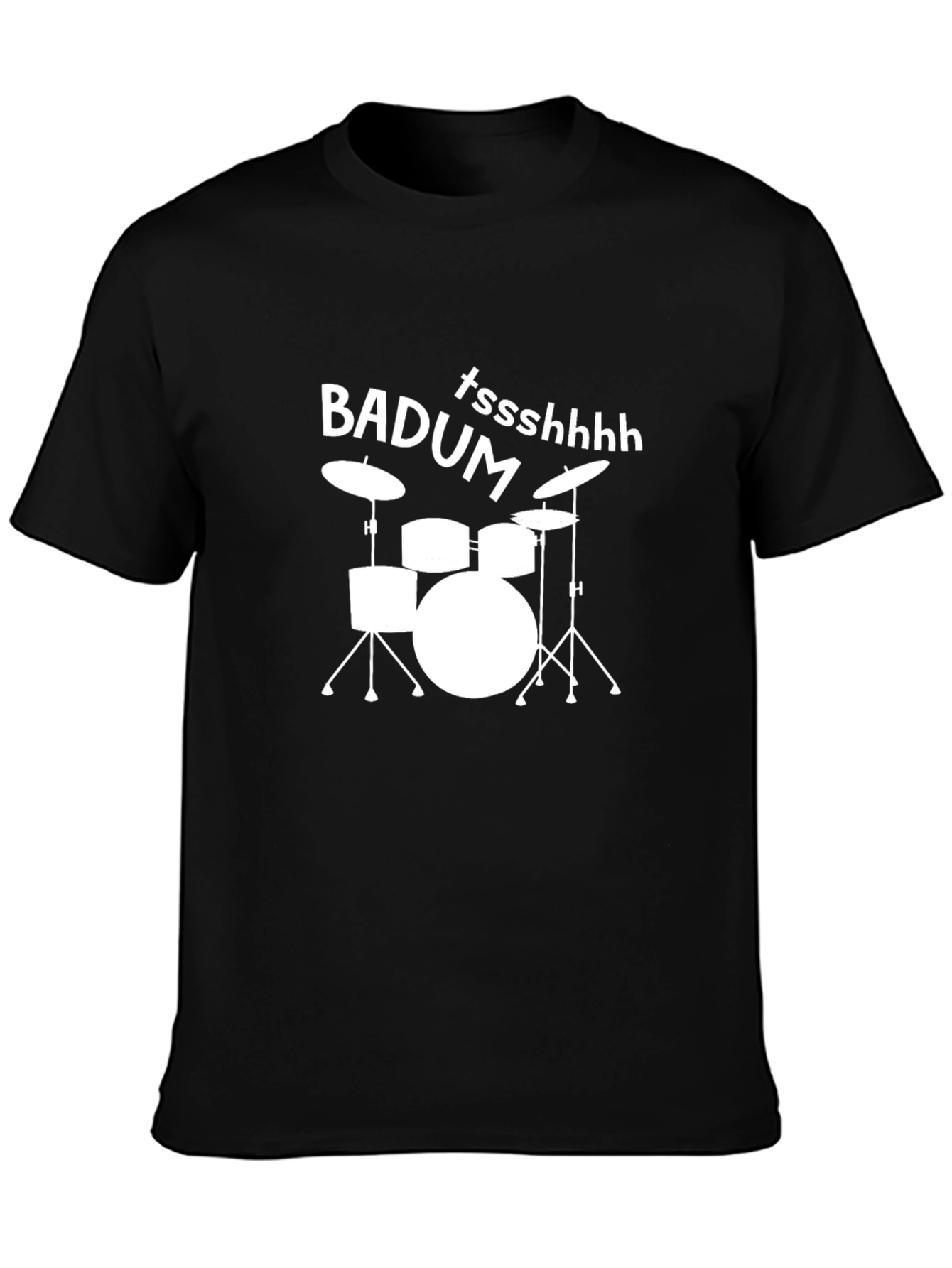 Drum Kit T-Shirt: Badum Tssshhhh Graphic Tee