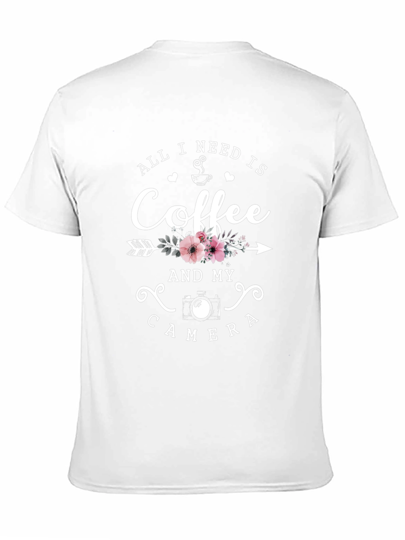 Coffee and Camera Graphic T-Shirt