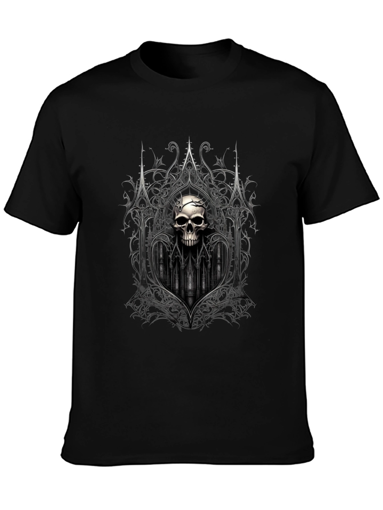 Gothic Skull T-Shirt - Dark Style