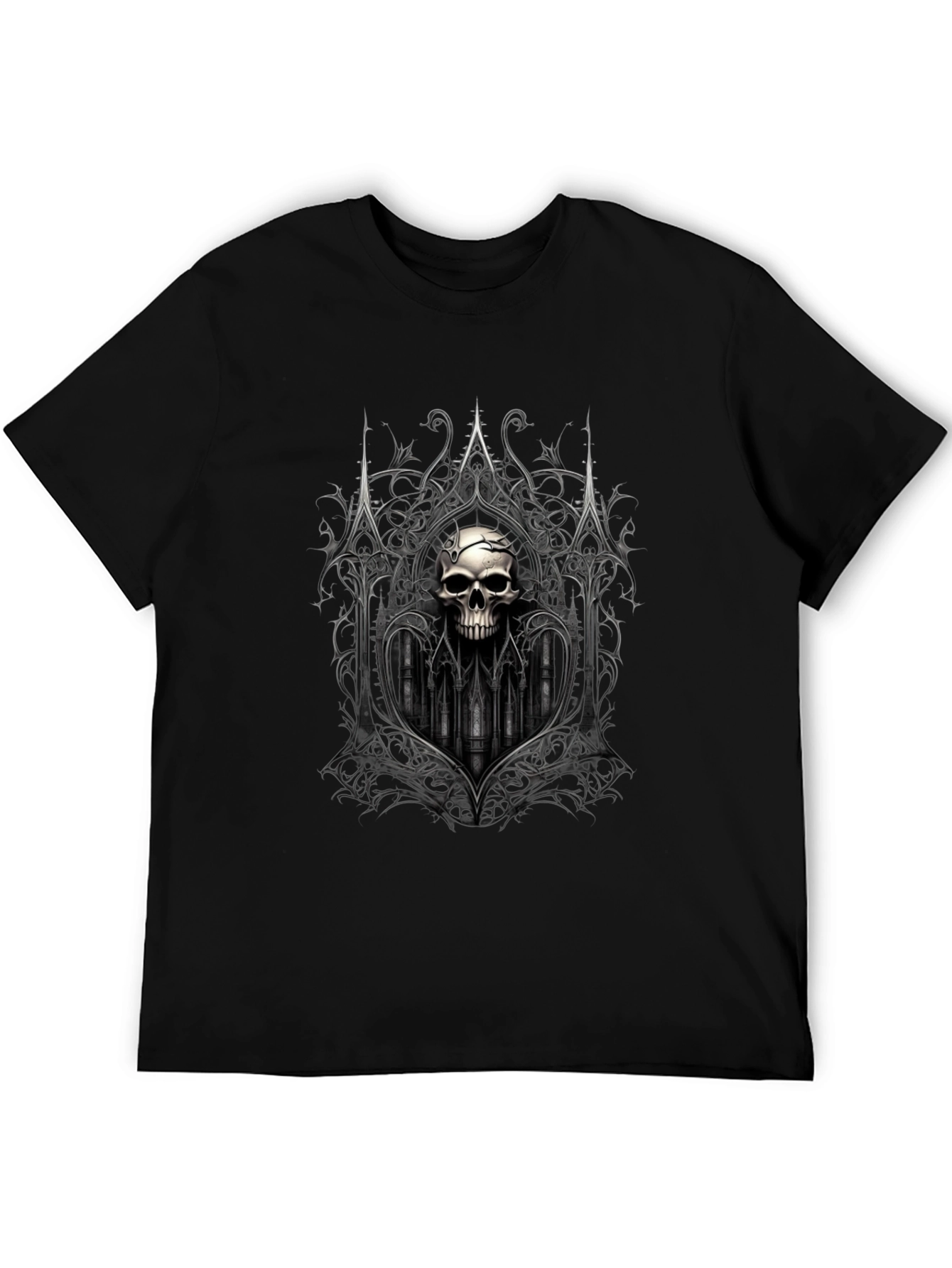 Gothic Skull T-Shirt - Dark Style
