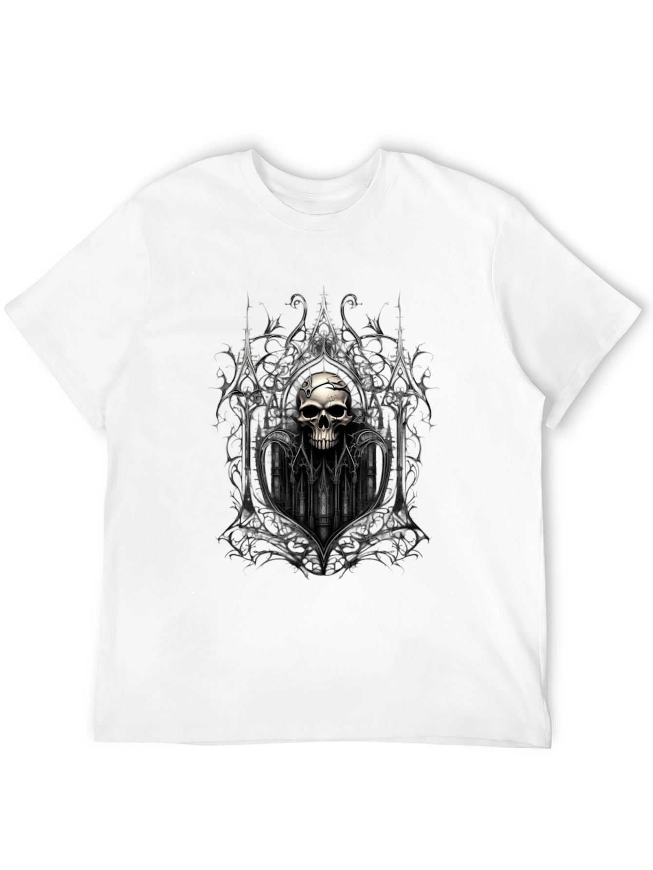Gothic Skull T-Shirt - Dark Style