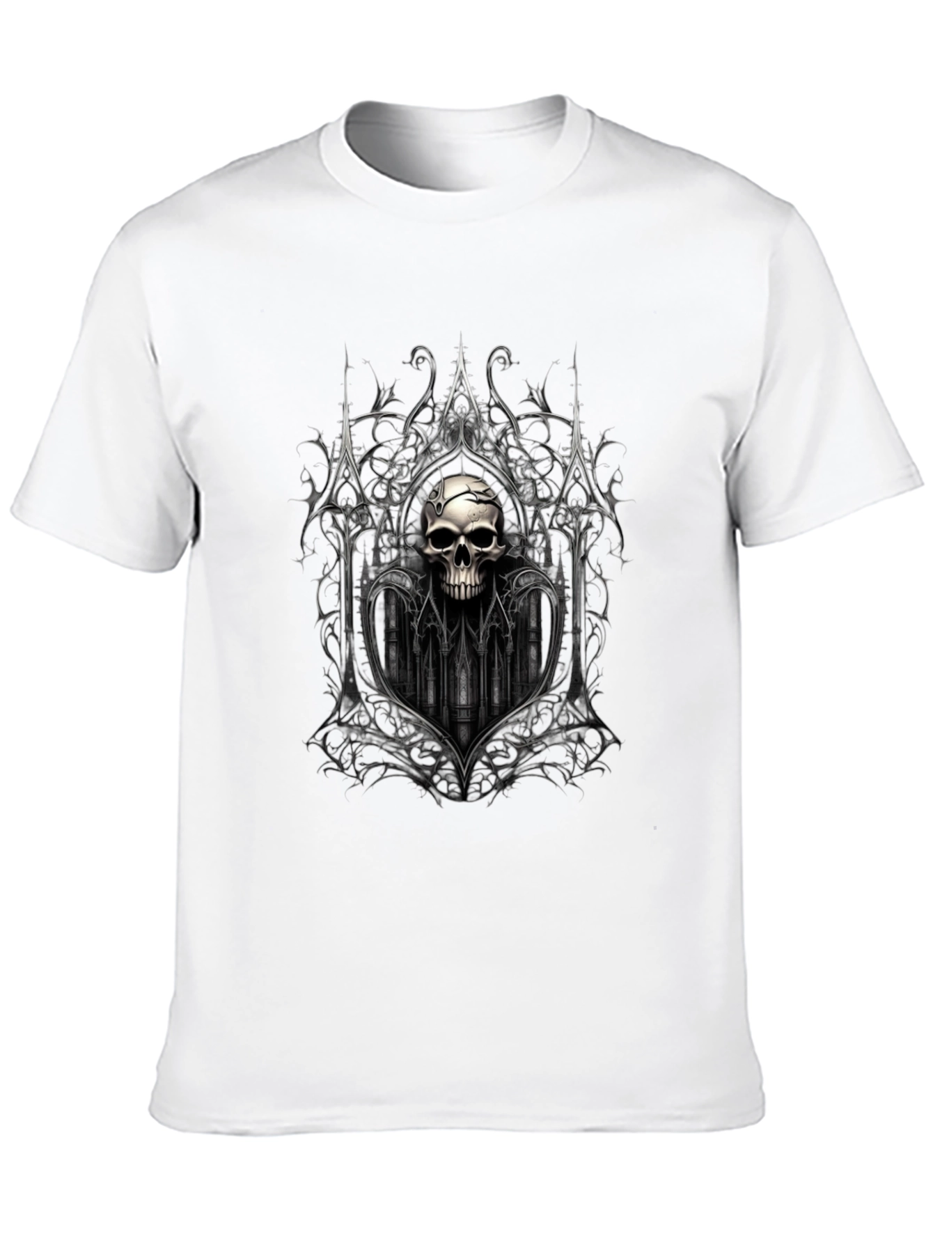 Gothic Skull T-Shirt - Dark Style