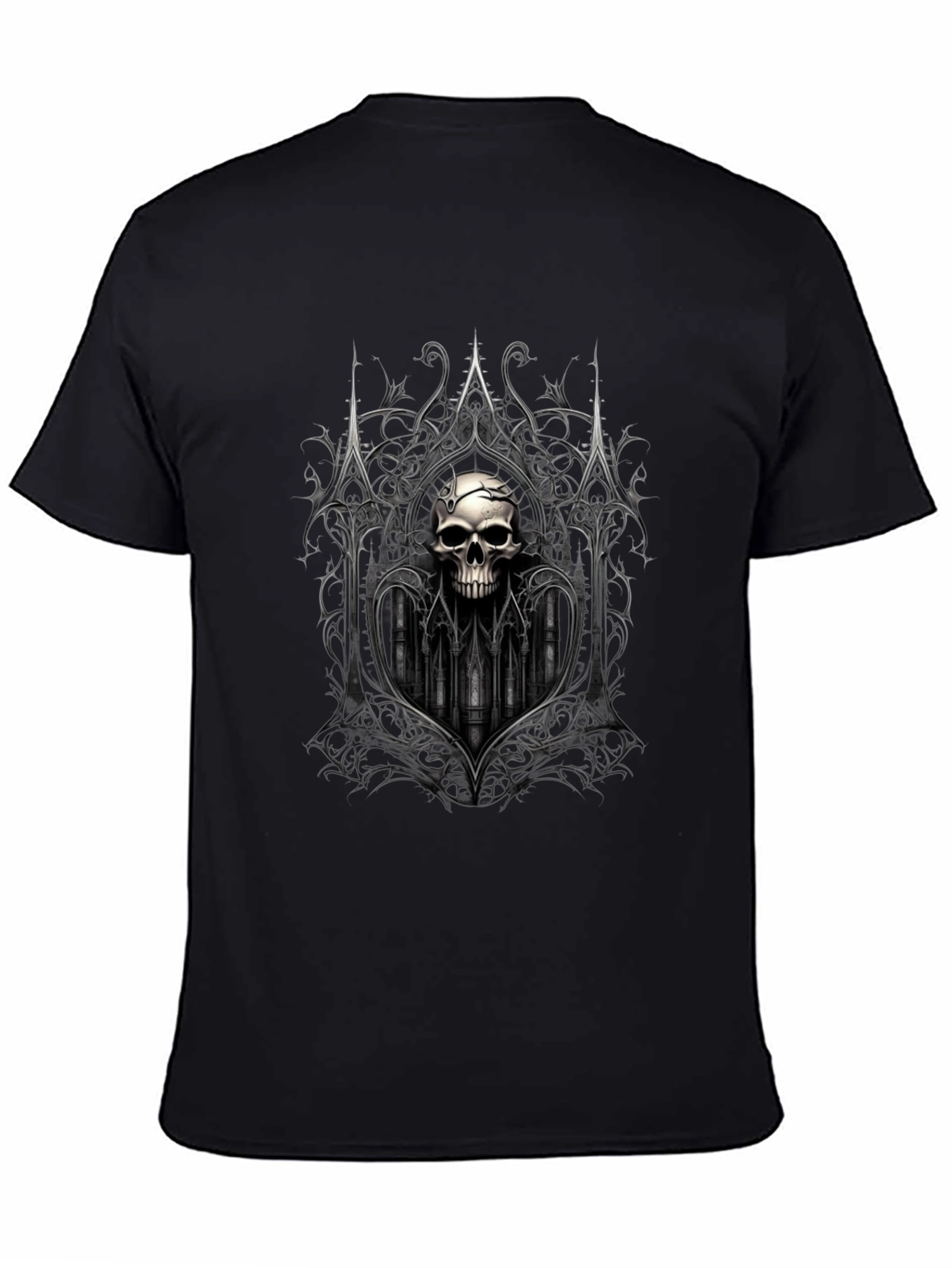 Gothic Skull T-Shirt - Dark Style